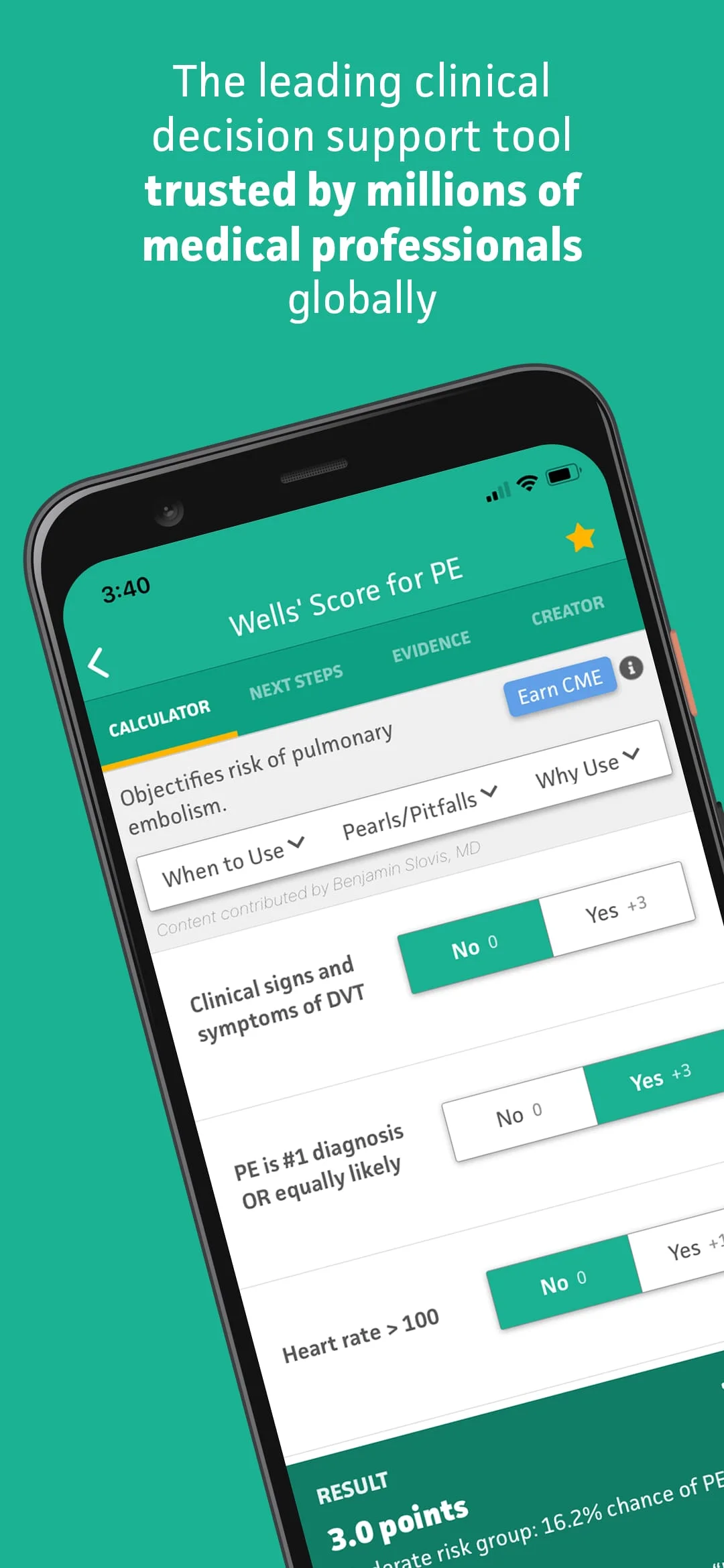 MDCalc Medical Calculator Screenshot 1