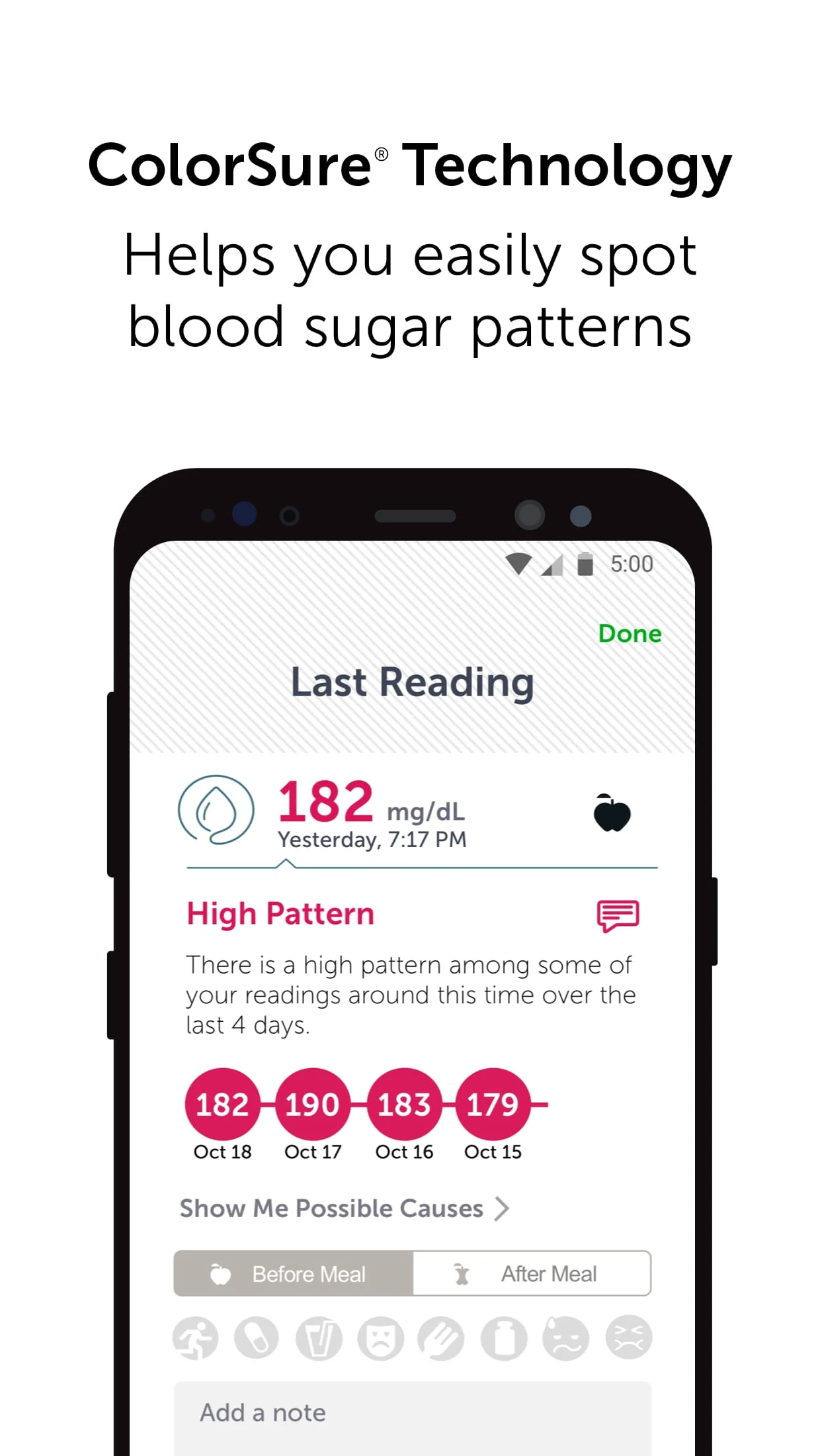 ​OneTouch Reveal® app Screenshot 2