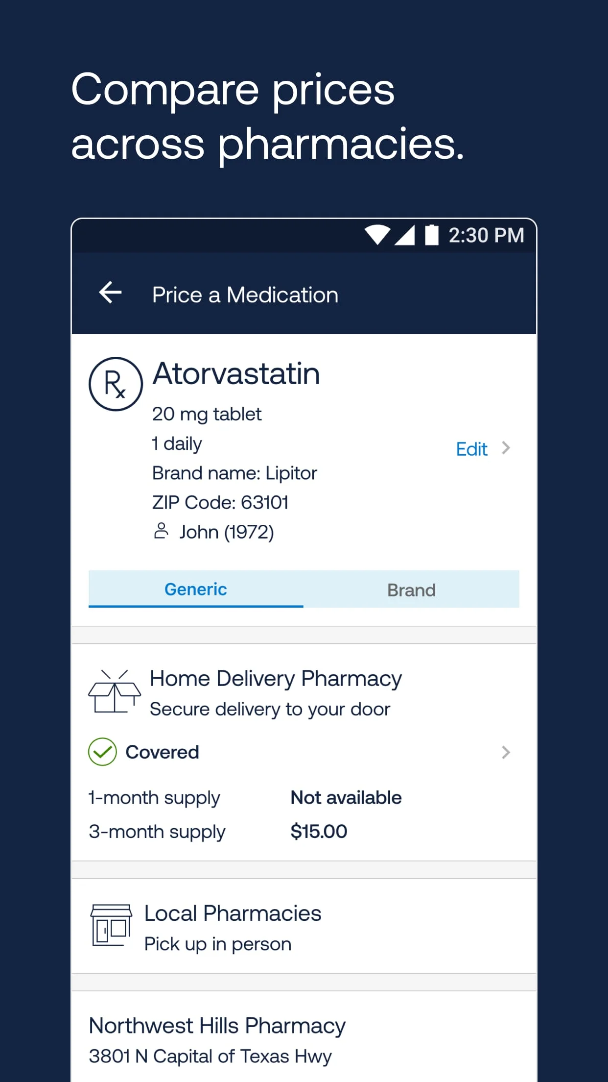 Express Scripts Screenshot 4