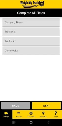 Weigh My Truck Screenshot 3