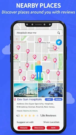 GPS Navigation-Maps Directions Screenshot 3