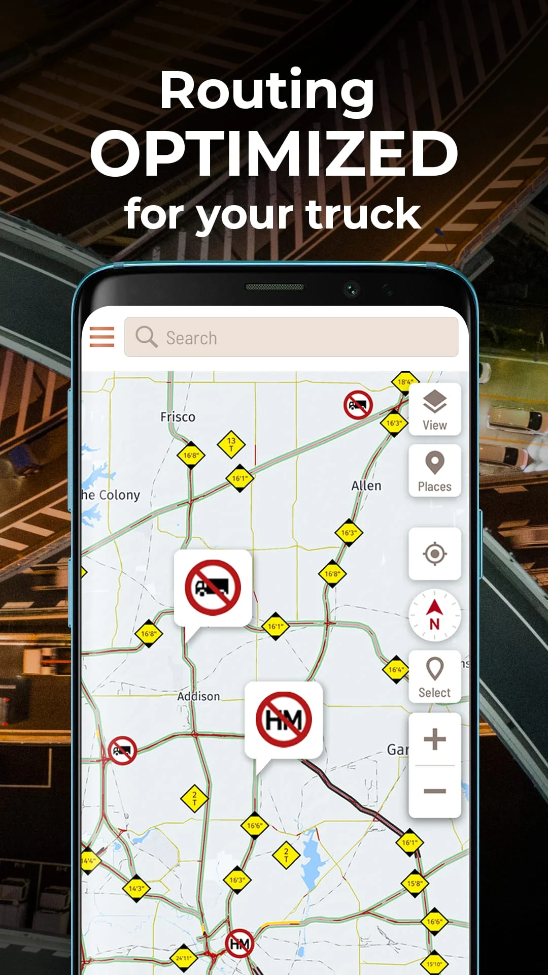 Hammer: Truck GPS & Maps Screenshot 2