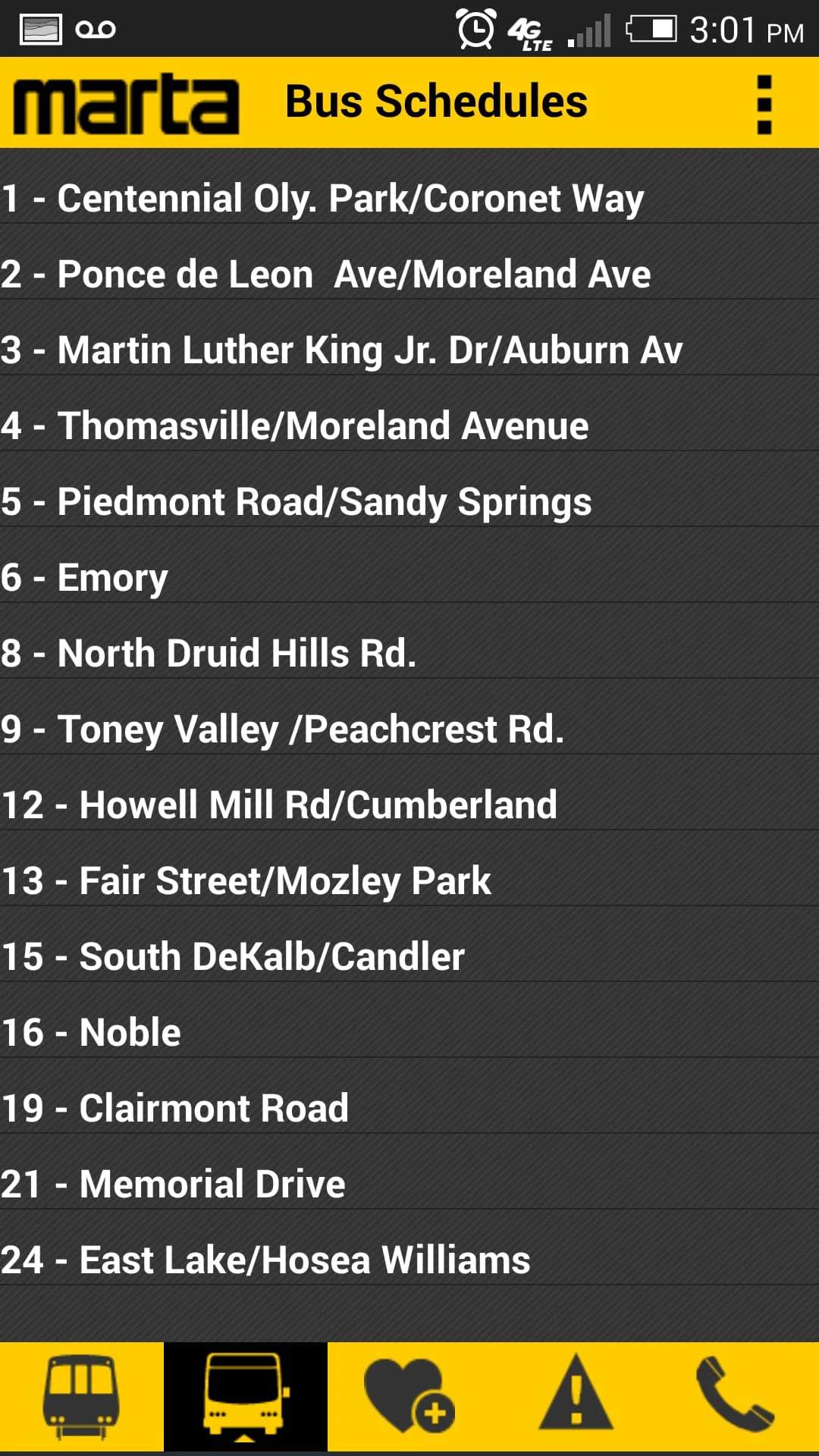 MARTA On the Go Screenshot 2