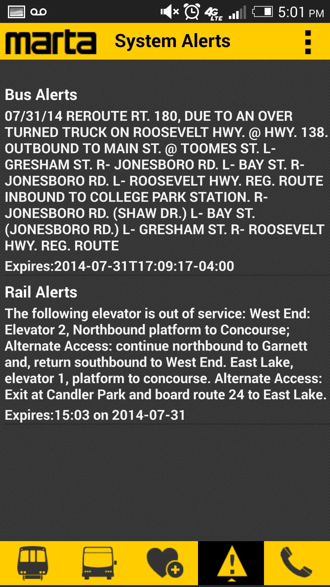 MARTA On the Go Screenshot 4