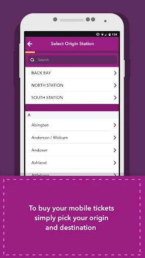 MBTA mTicket Screenshot 2