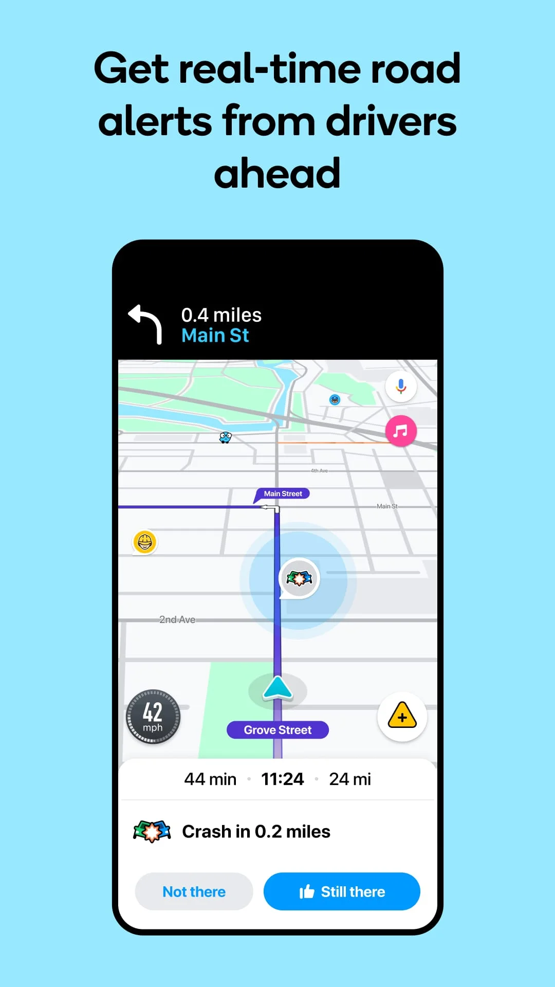 Waze Navigation & Live Traffic Screenshot 2