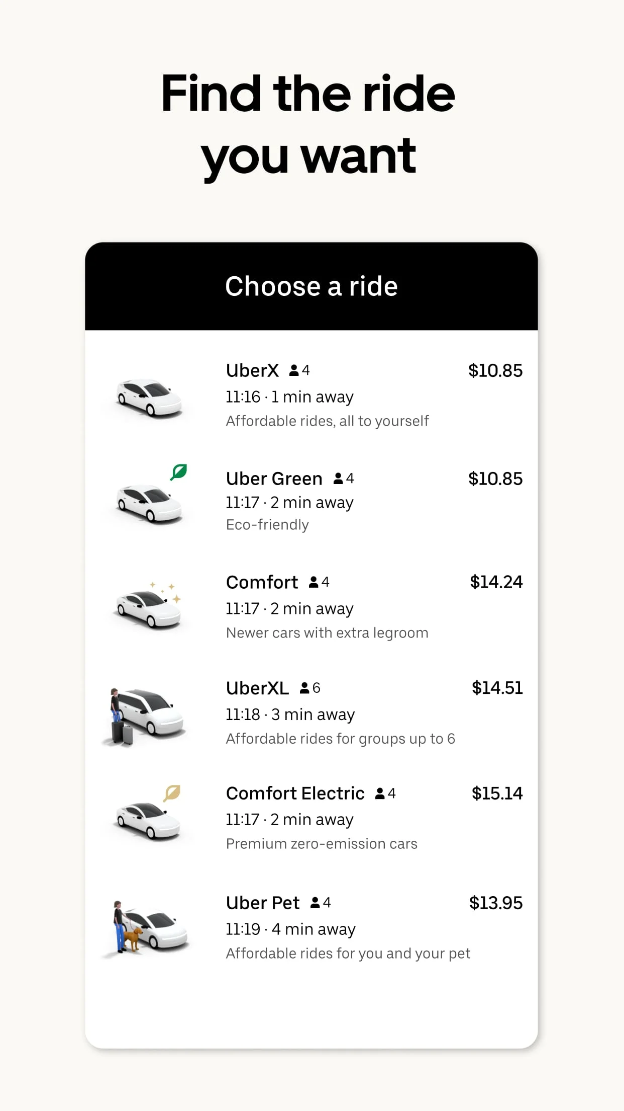 Uber - Request a ride Screenshot 4