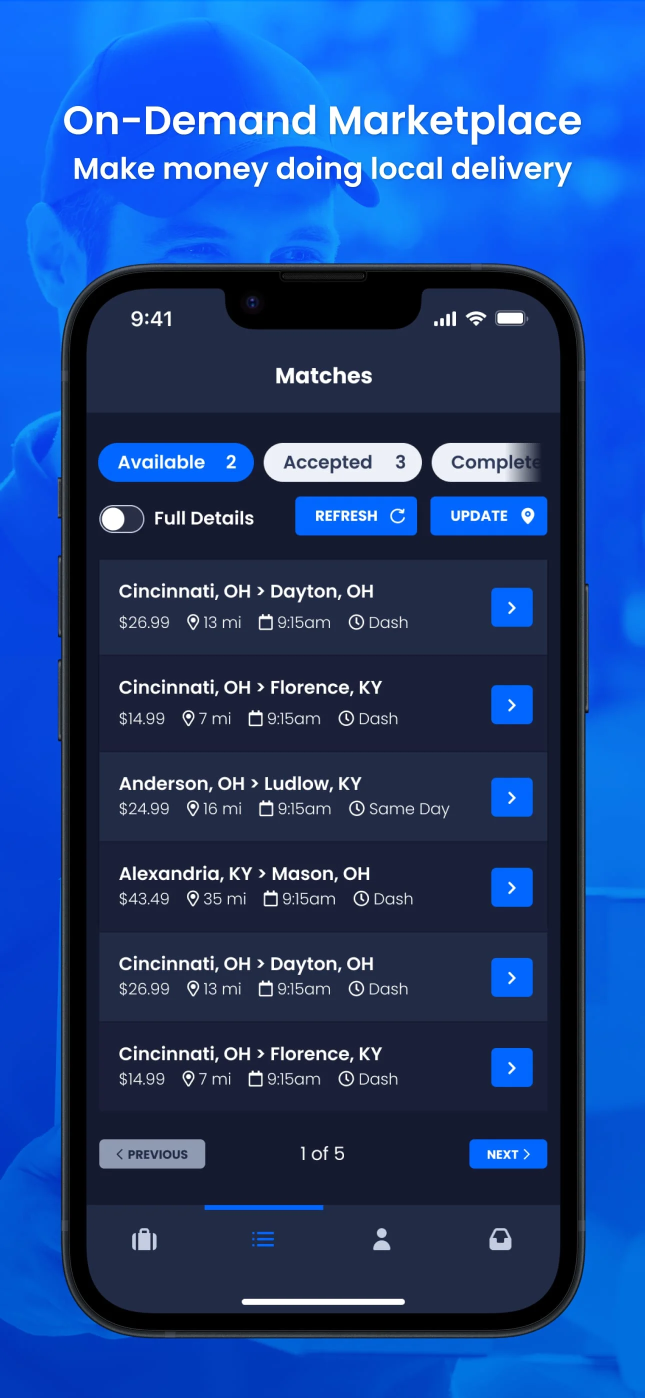 FRAYT Driver Screenshot 2