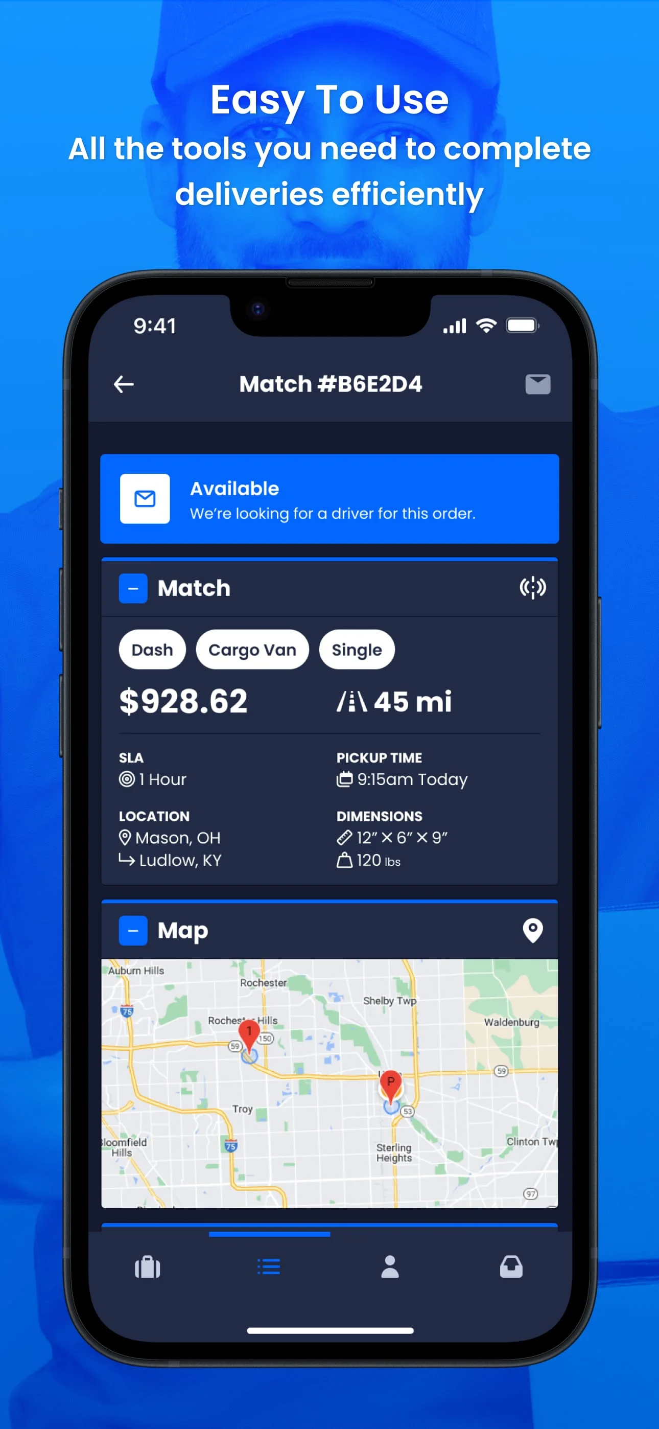 FRAYT Driver Screenshot 3