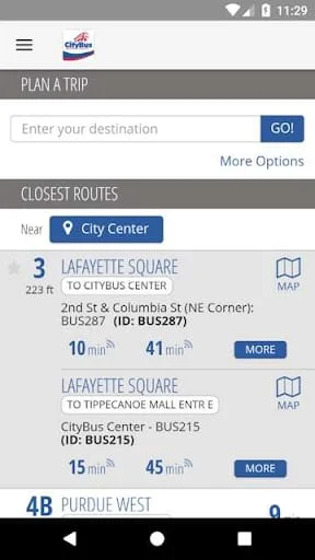 MyCityBus Screenshot 1