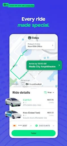 Careem – rides, food & more Screenshot 3