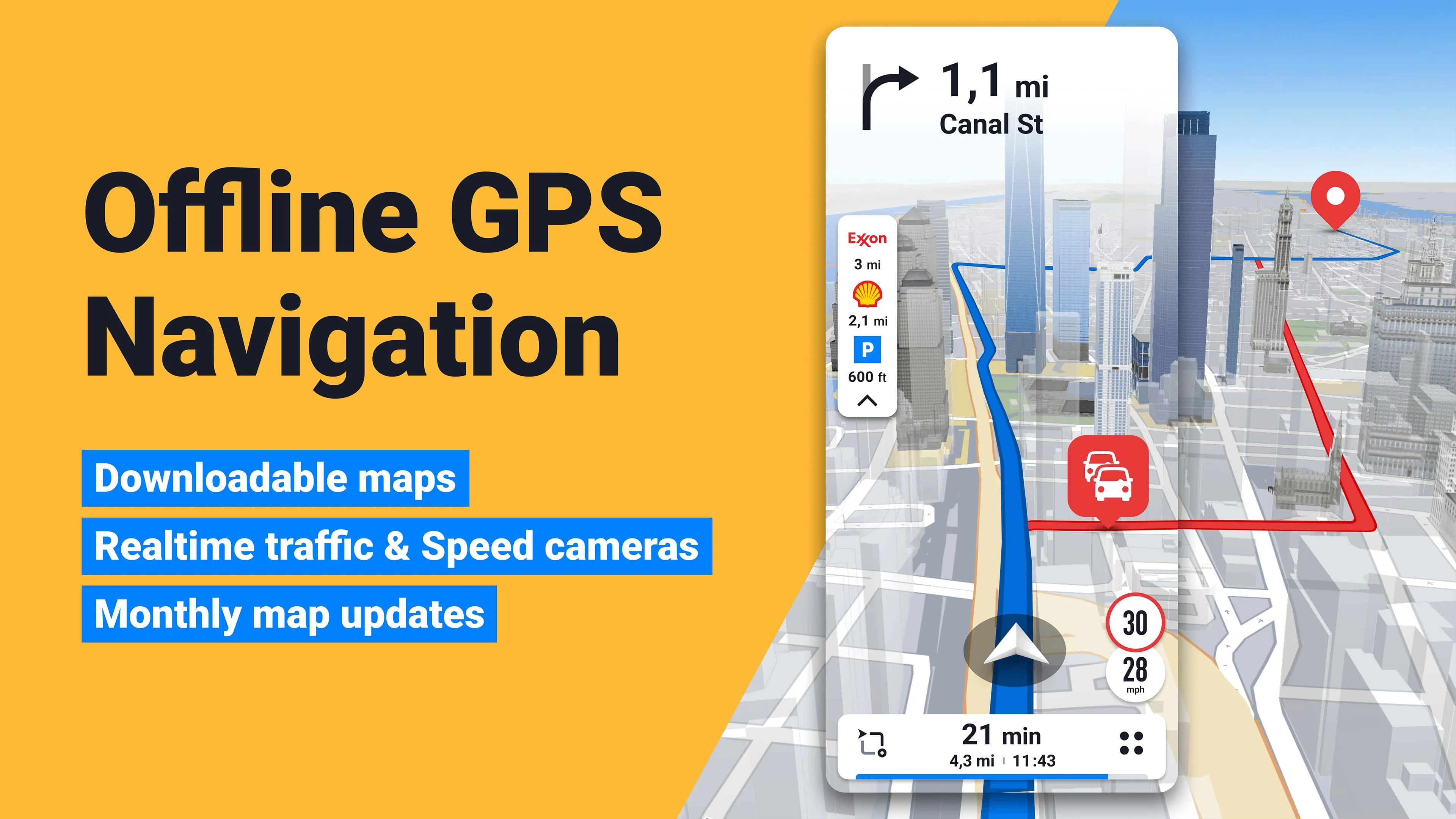 Sygic GPS Navigation & Maps Screenshot 1