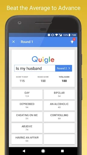 Quigle - Google Feud + Quiz Screenshot 3