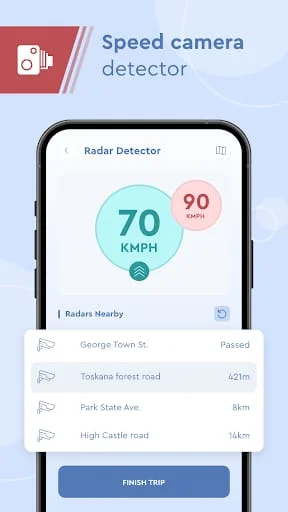 Radar－Speedometer－GPS－HUD Screenshot 1