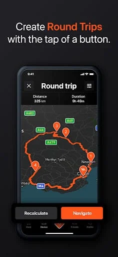Detecht - Motorcycle App & GPS Screenshot 3