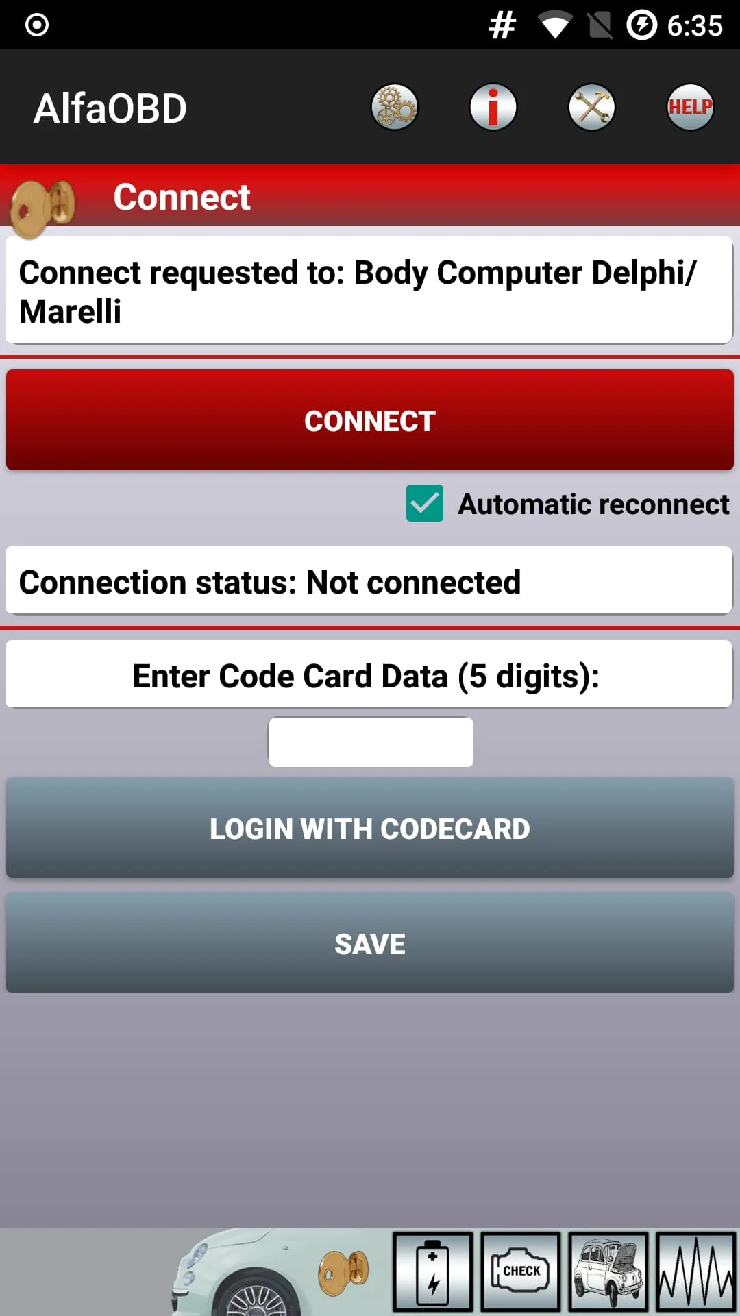 AlfaOBD Demo Screenshot 2