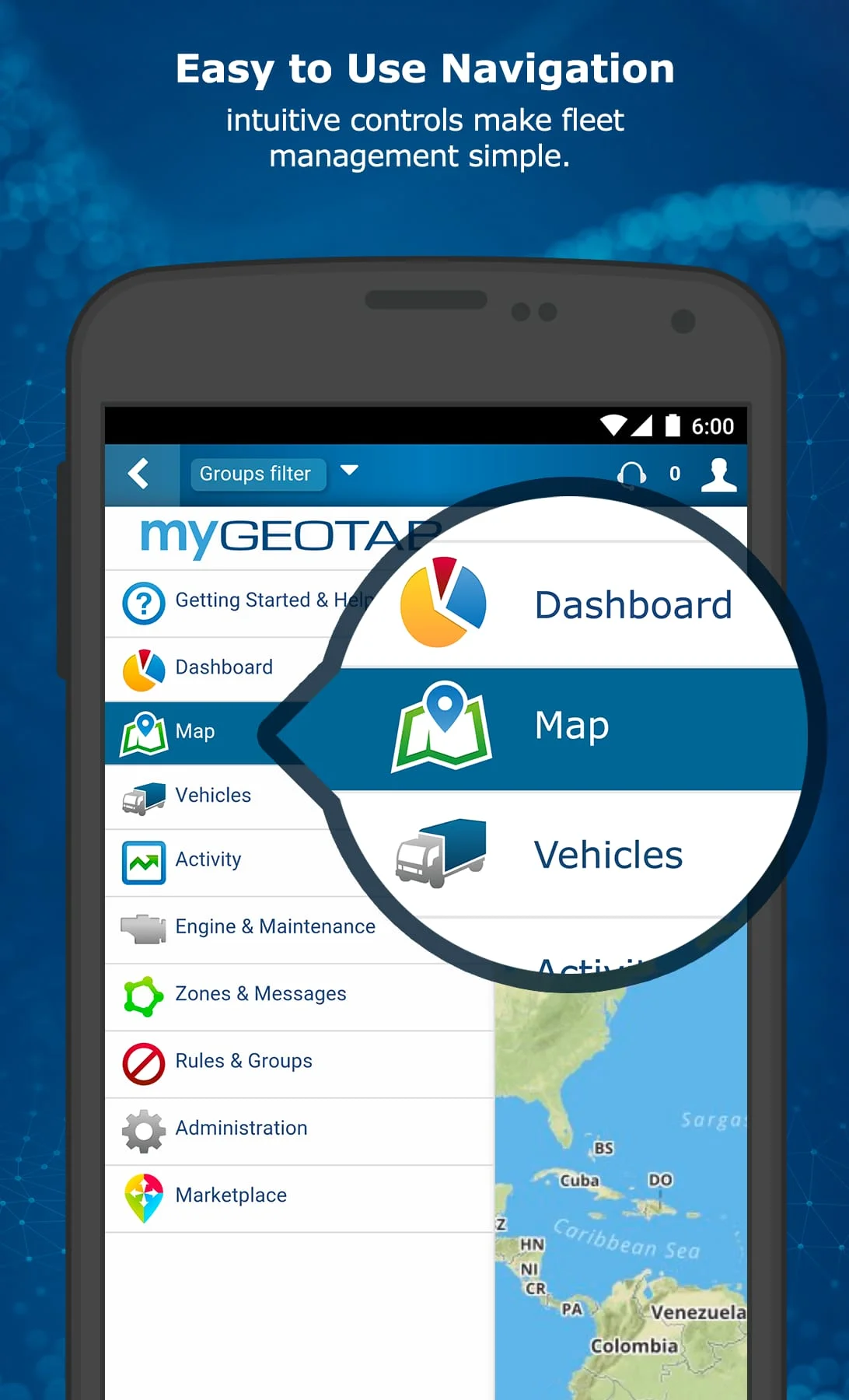 MyGeotab Fleet Management Screenshot 1
