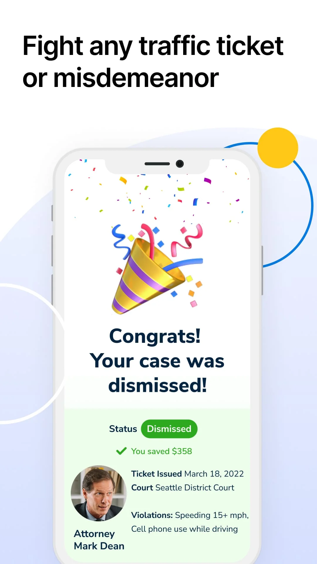 Off The Record: Ticket Lawyer Screenshot 1