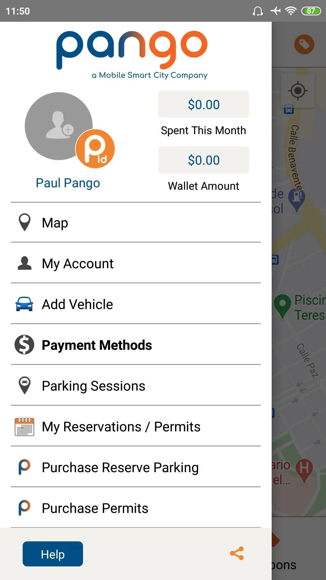 Pango Parking Screenshot 1