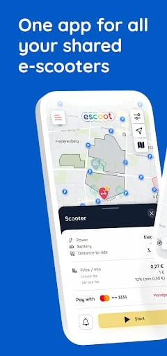 eScoot | e-scooters near you Screenshot 1