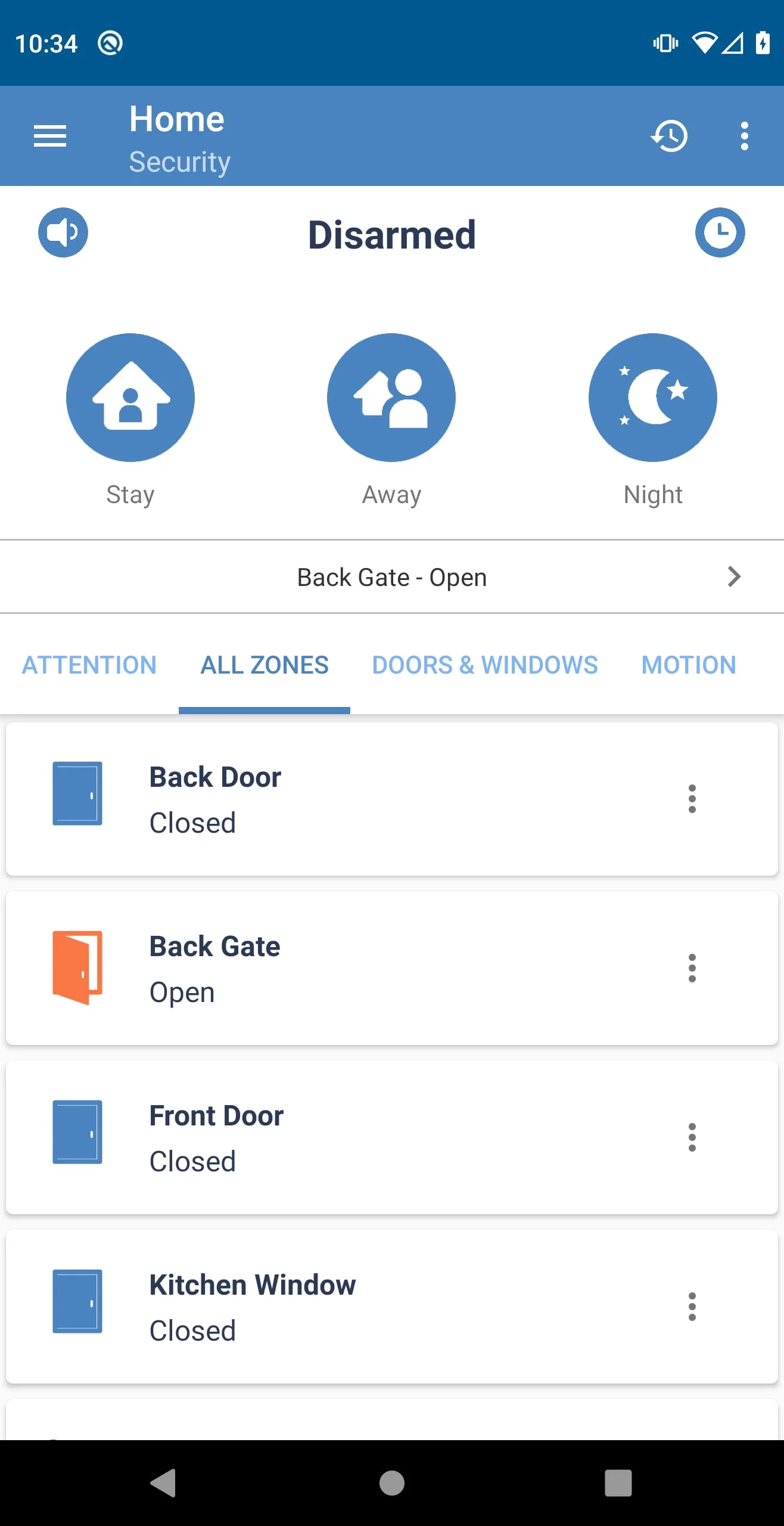 Alula Security Screenshot 2