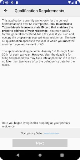 Harris Central Appraisal Dist Screenshot 2