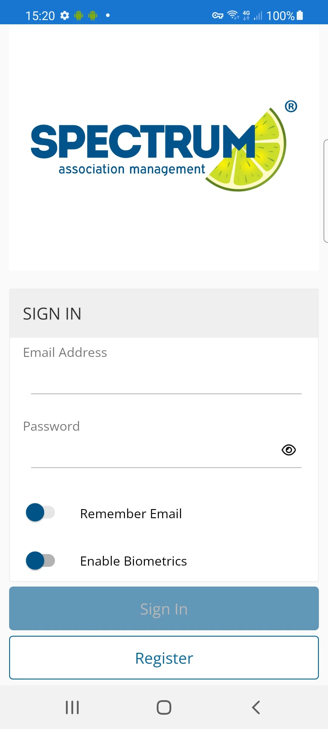 Spectrum HOA Screenshot 1