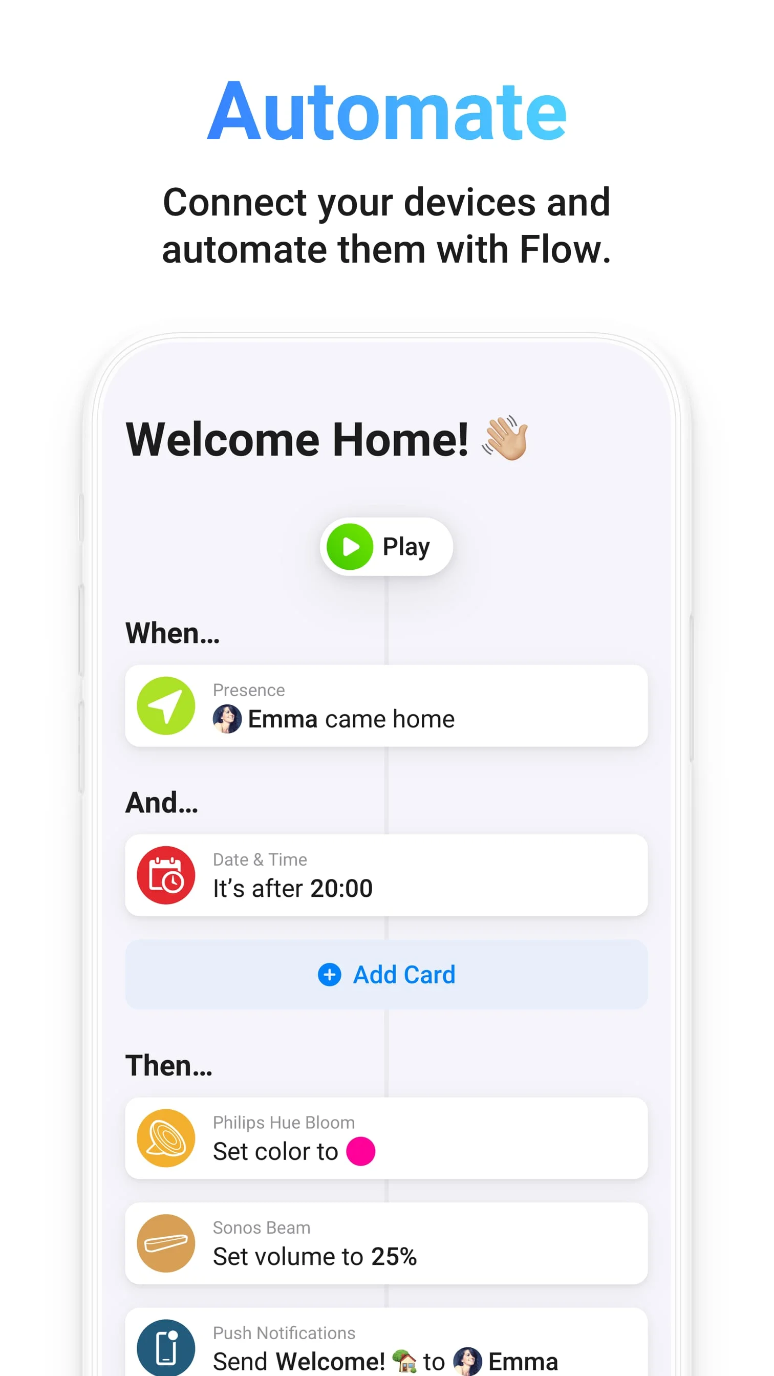 Homey — A better smart home Screenshot 2