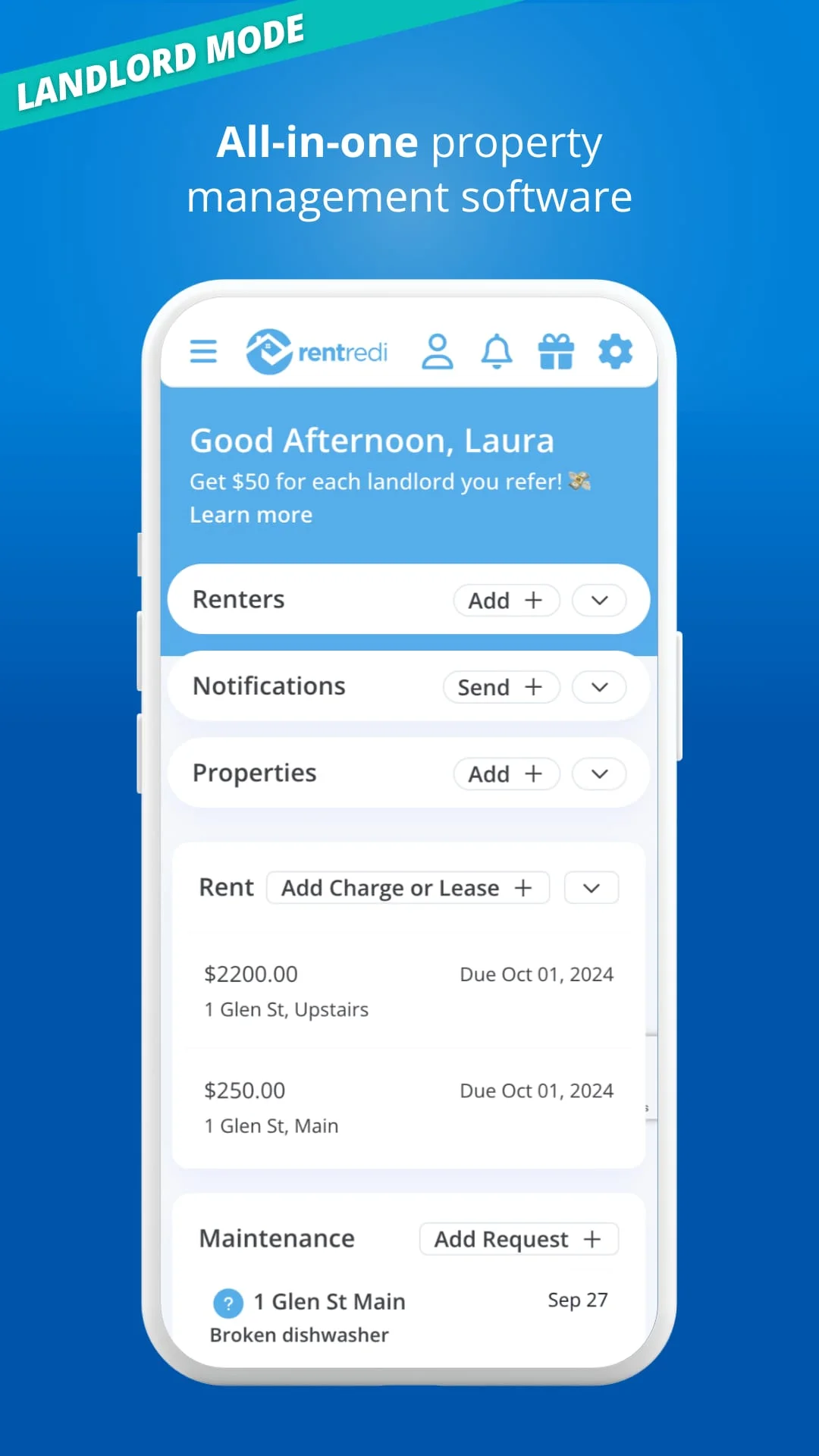 RentRedi for Tenants & Owners Screenshot 1