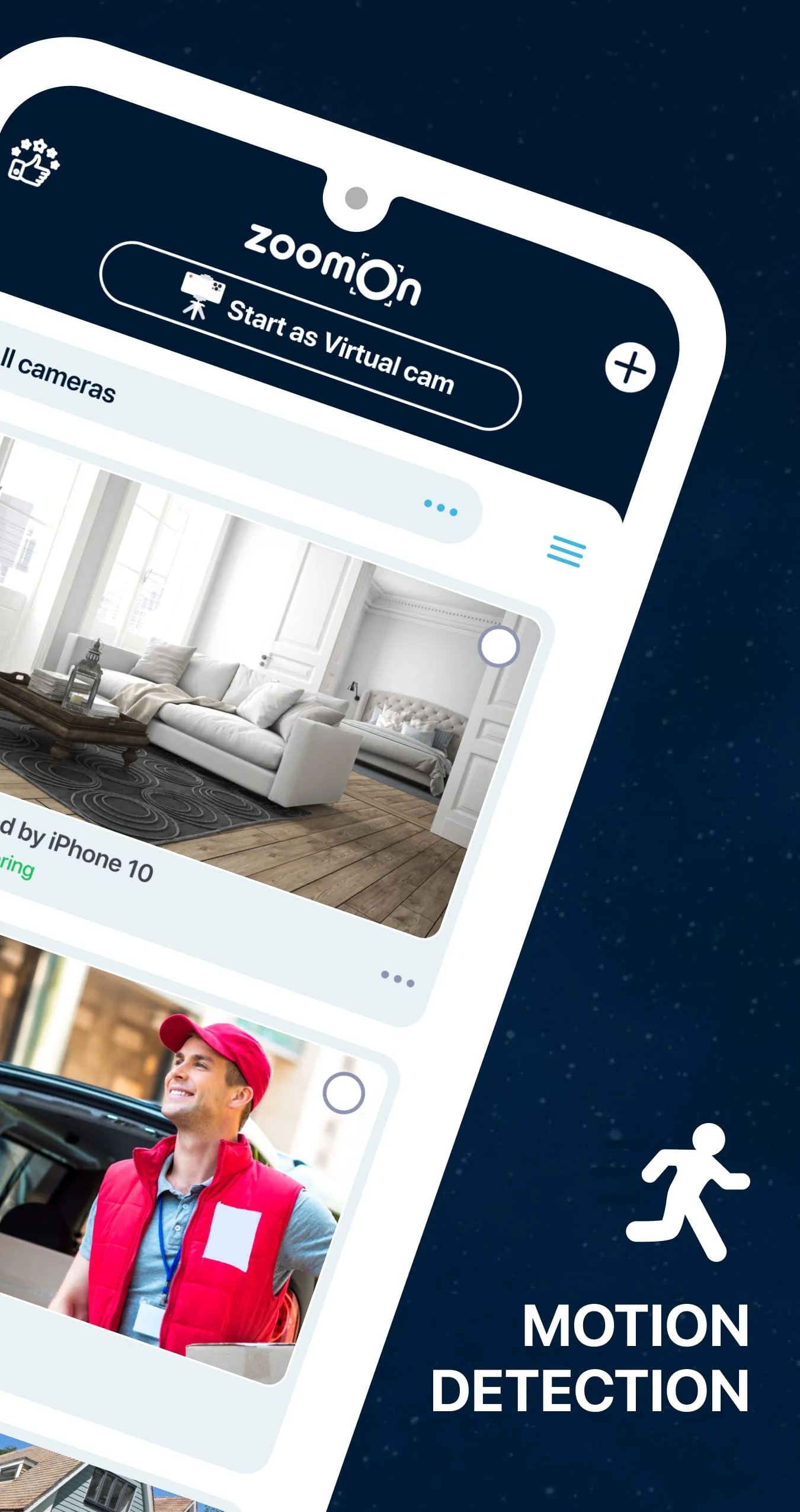 ZoomOn Home Security Camera Screenshot 2