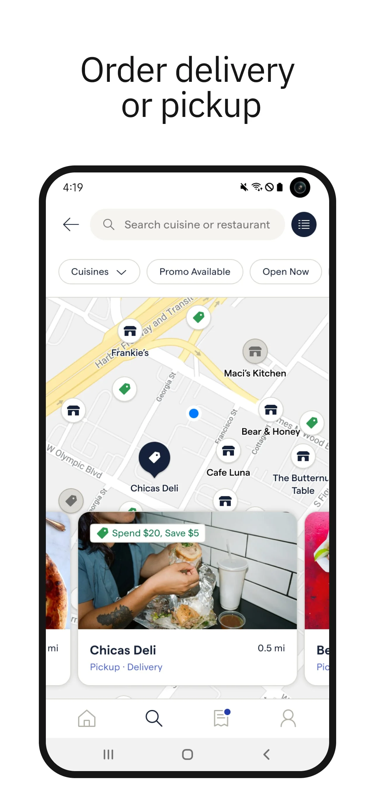 ChowNow: Local Food Ordering Screenshot 2