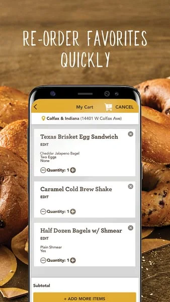 Einstein Bros Bagels Screenshot 4