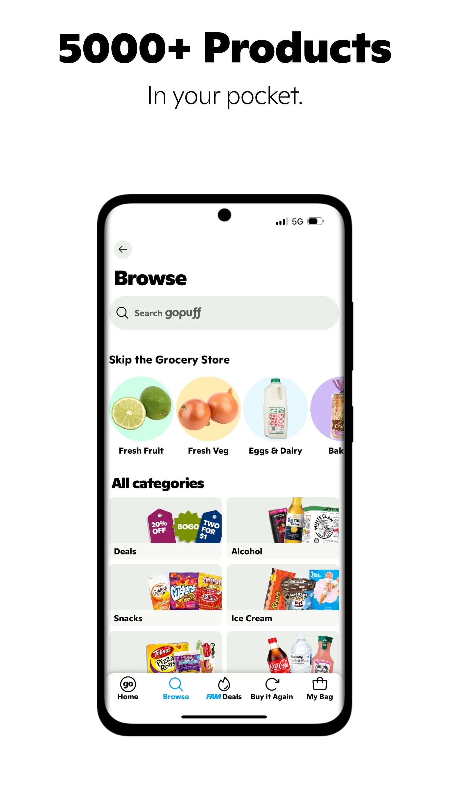 Gopuff—Alcohol & Food Delivery Screenshot 3