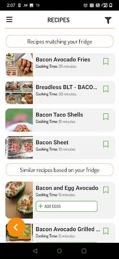 MyFridgeFood Screenshot 2