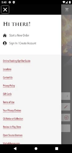 P. F. Chang's Screenshot 2