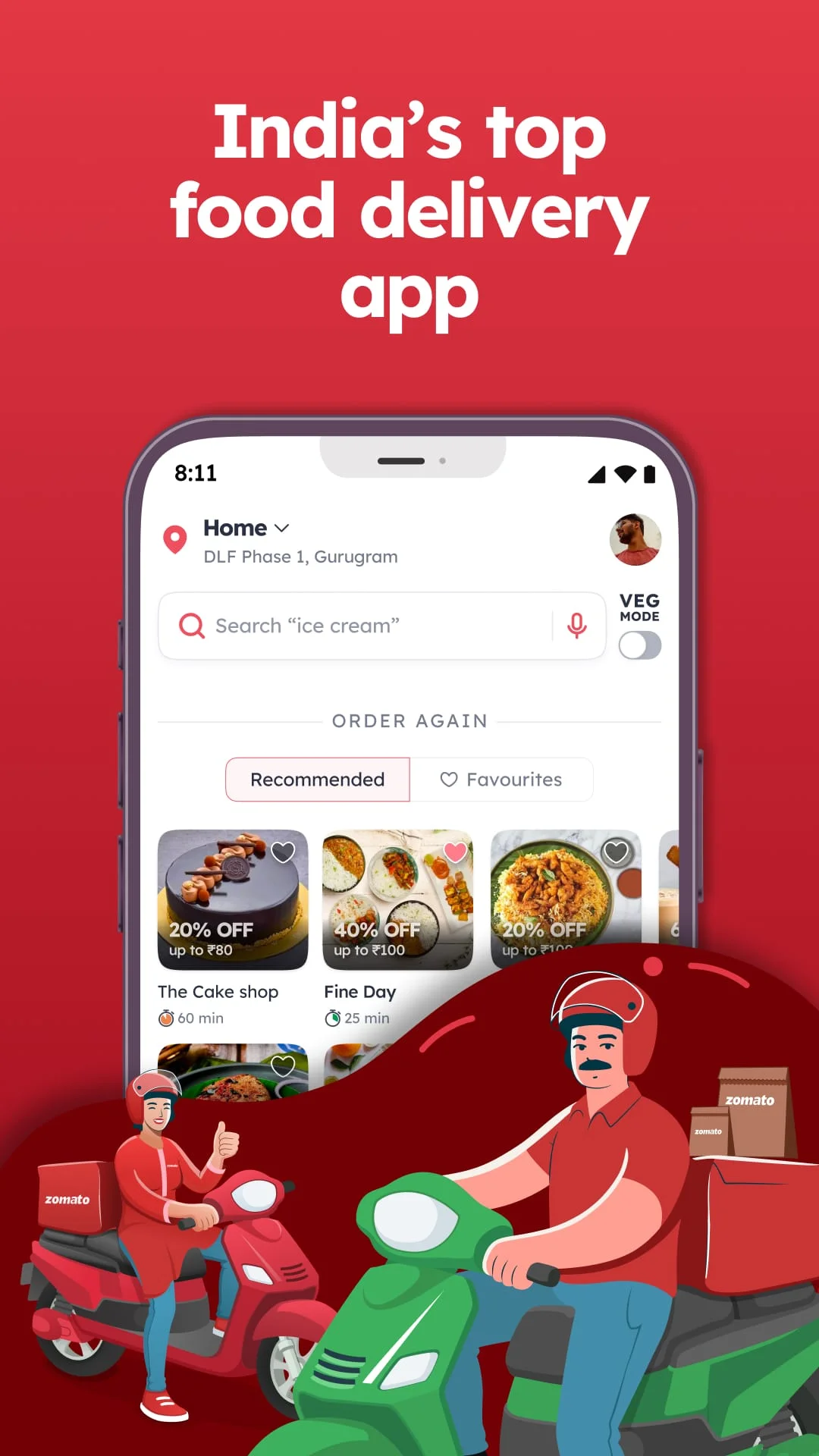 Zomato: Food Delivery & Dining Screenshot 1