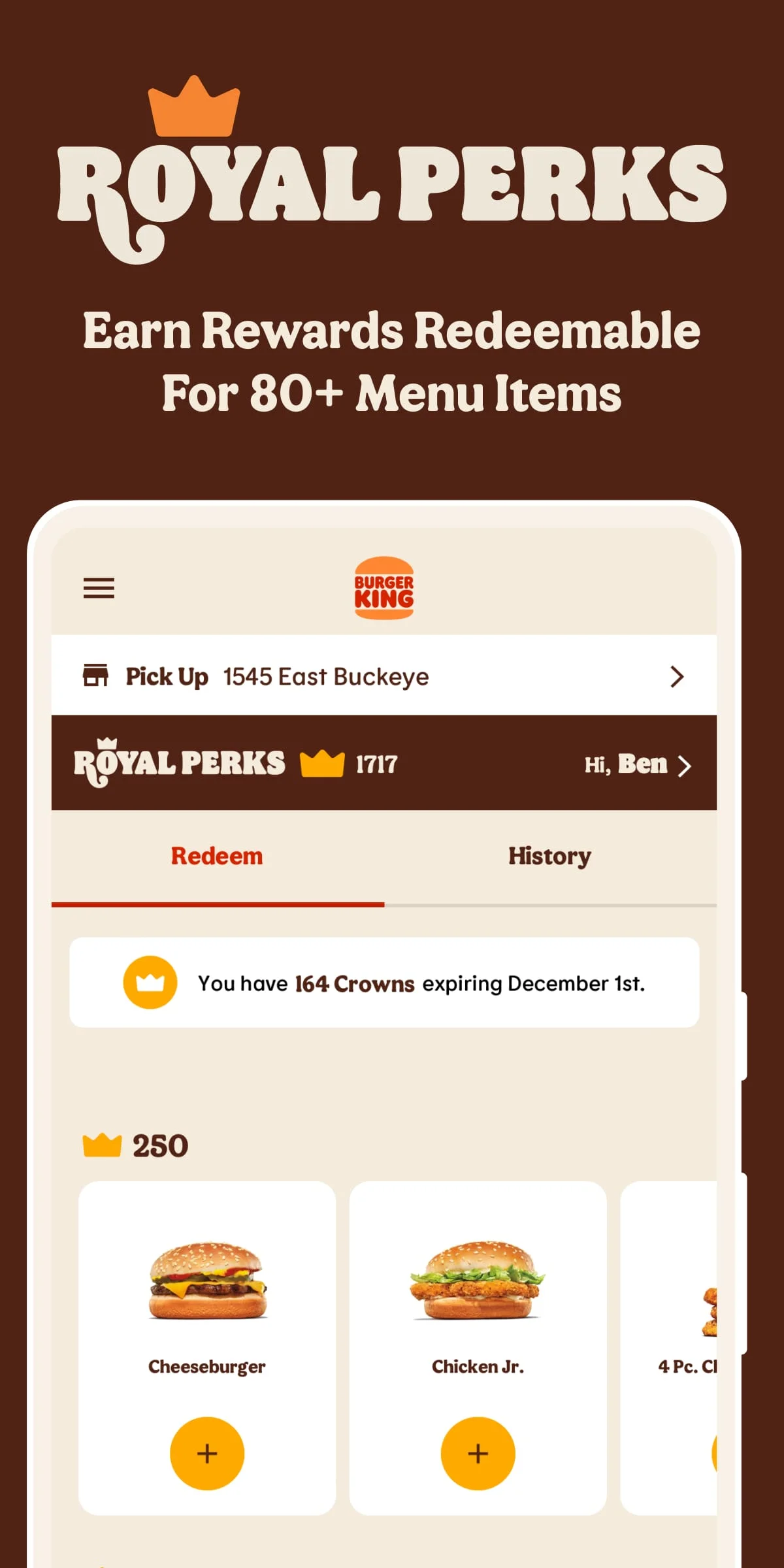 BURGER KING® App Screenshot 2