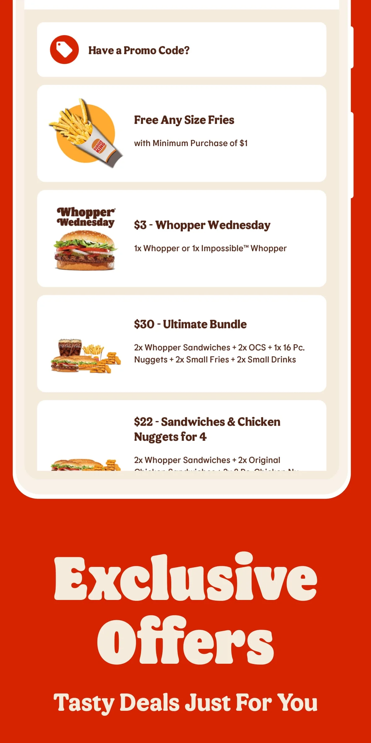 BURGER KING® App Screenshot 3