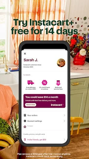 Instacart: Get Food Delivery Screenshot 2