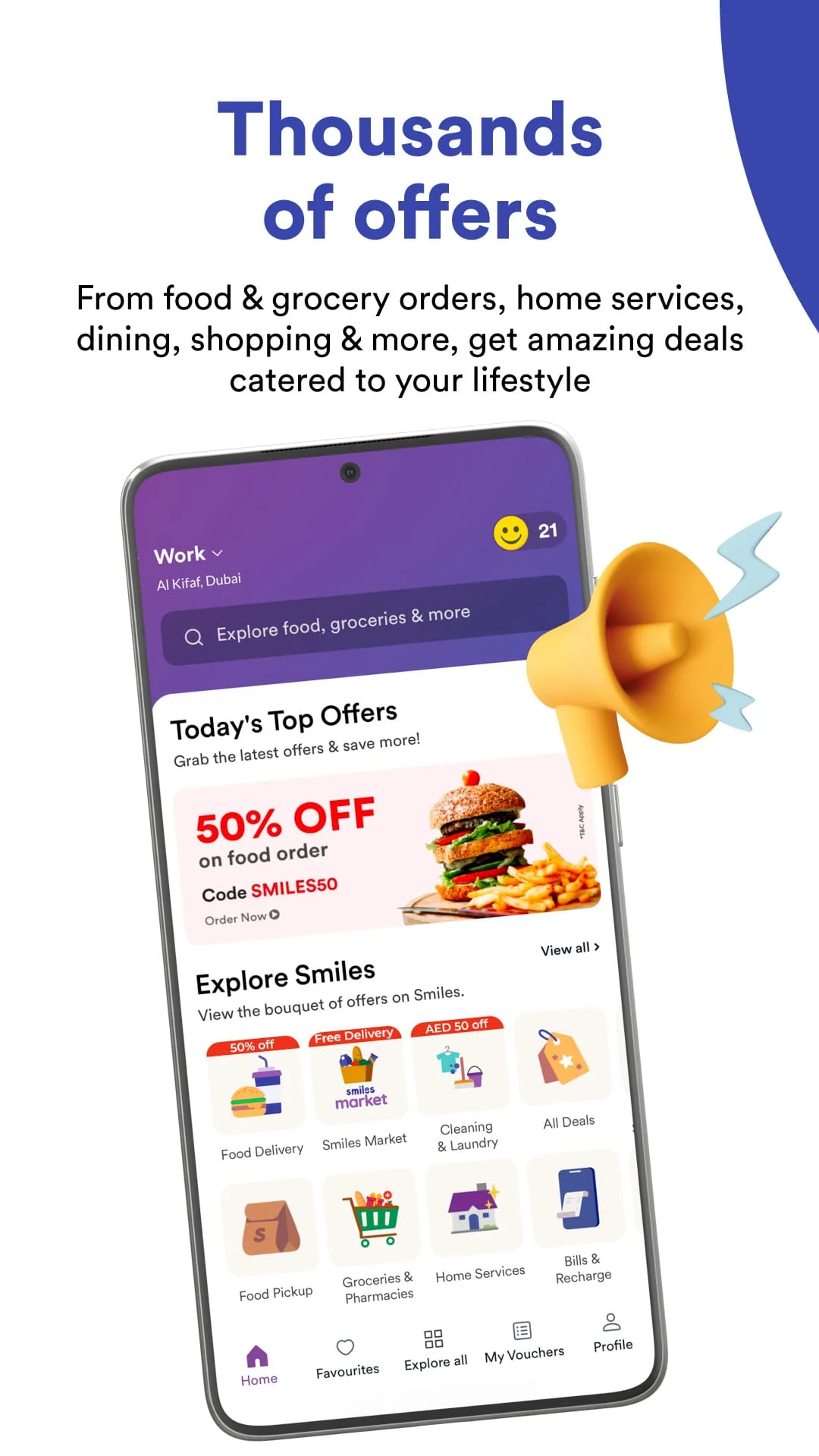 Smiles:Food,Grocery,Lifestyle Screenshot 2