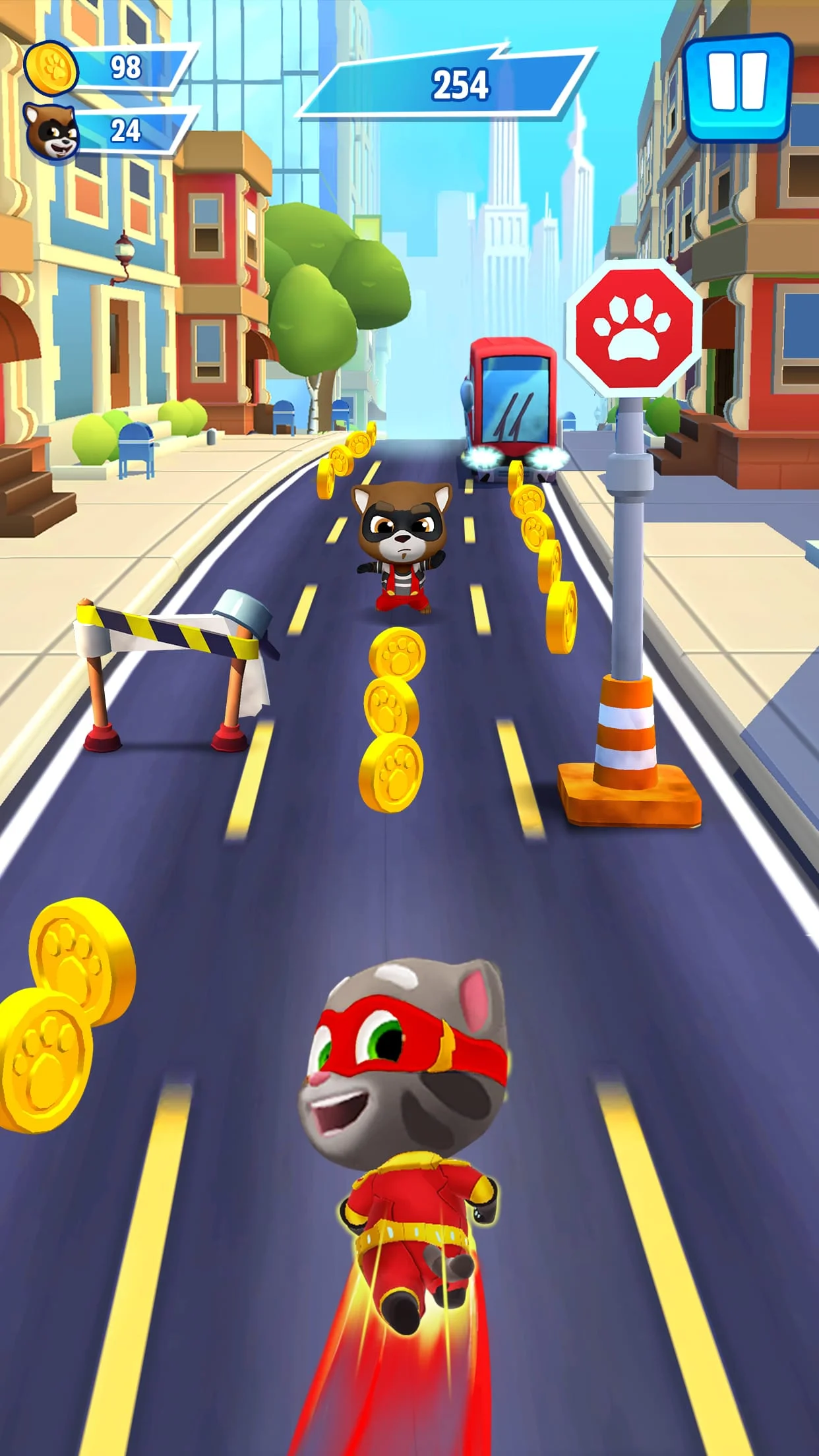 Talking Tom Hero Dash Screenshot 2