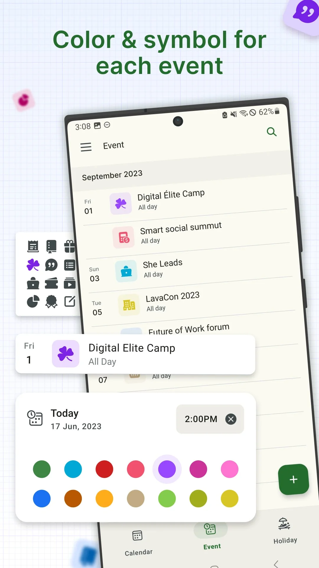 Holiday Calendar Screenshot 2