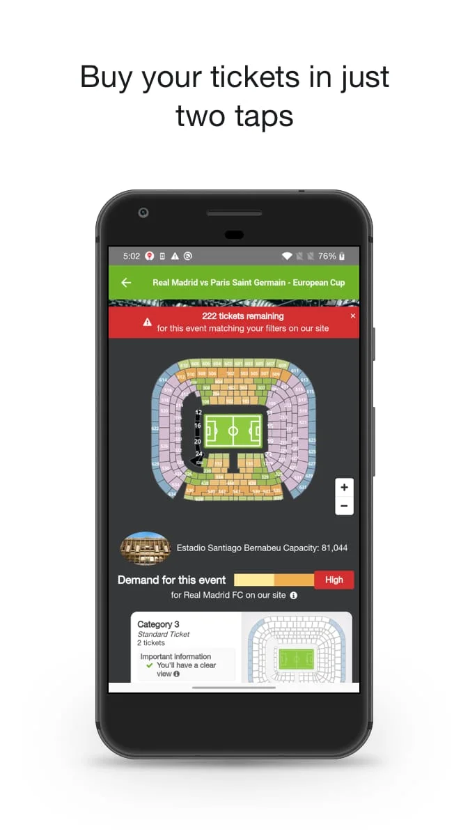 viagogo Tickets Screenshot 3