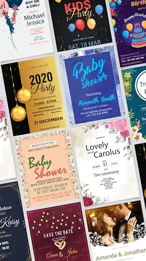 Invitation maker - Card Design Screenshot 2