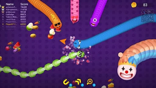 Snake Battle: Worm Snake Game Screenshot 2