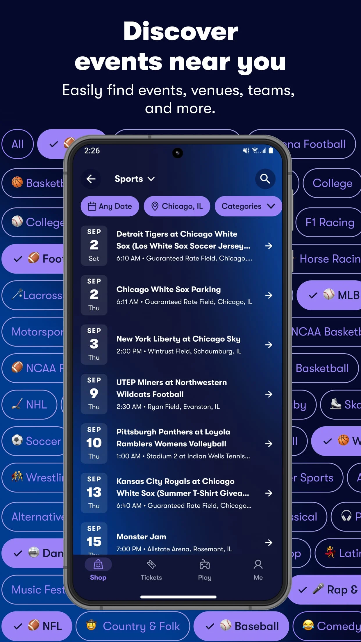 Vivid Seats | Event Tickets Screenshot 4