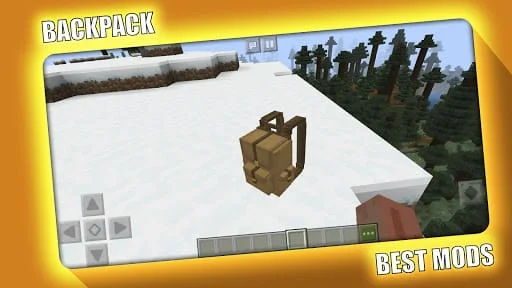 BackPack Mod for Minecraft PE Screenshot 1