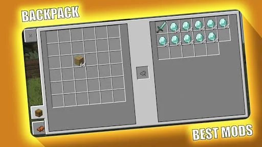 BackPack Mod for Minecraft PE Screenshot 3