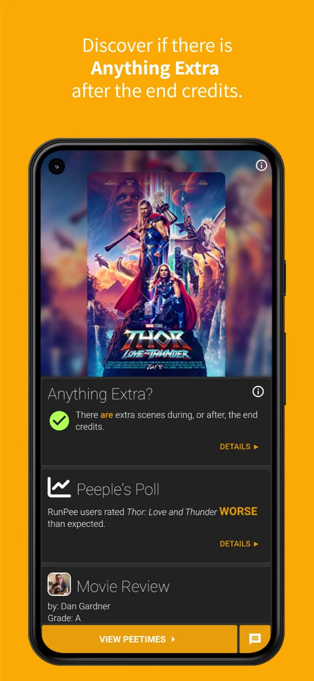 RunPee. Screenshot 2