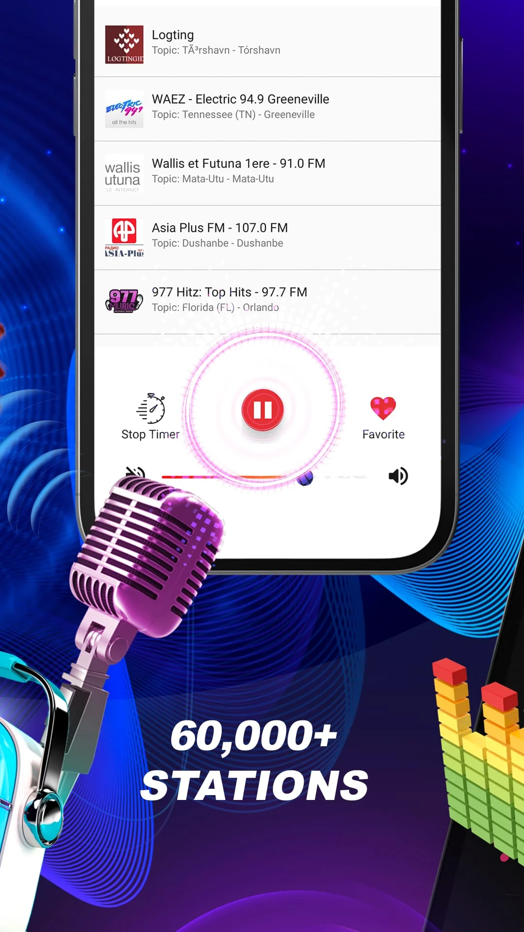 Radio FM: Live Stations Screenshot 2